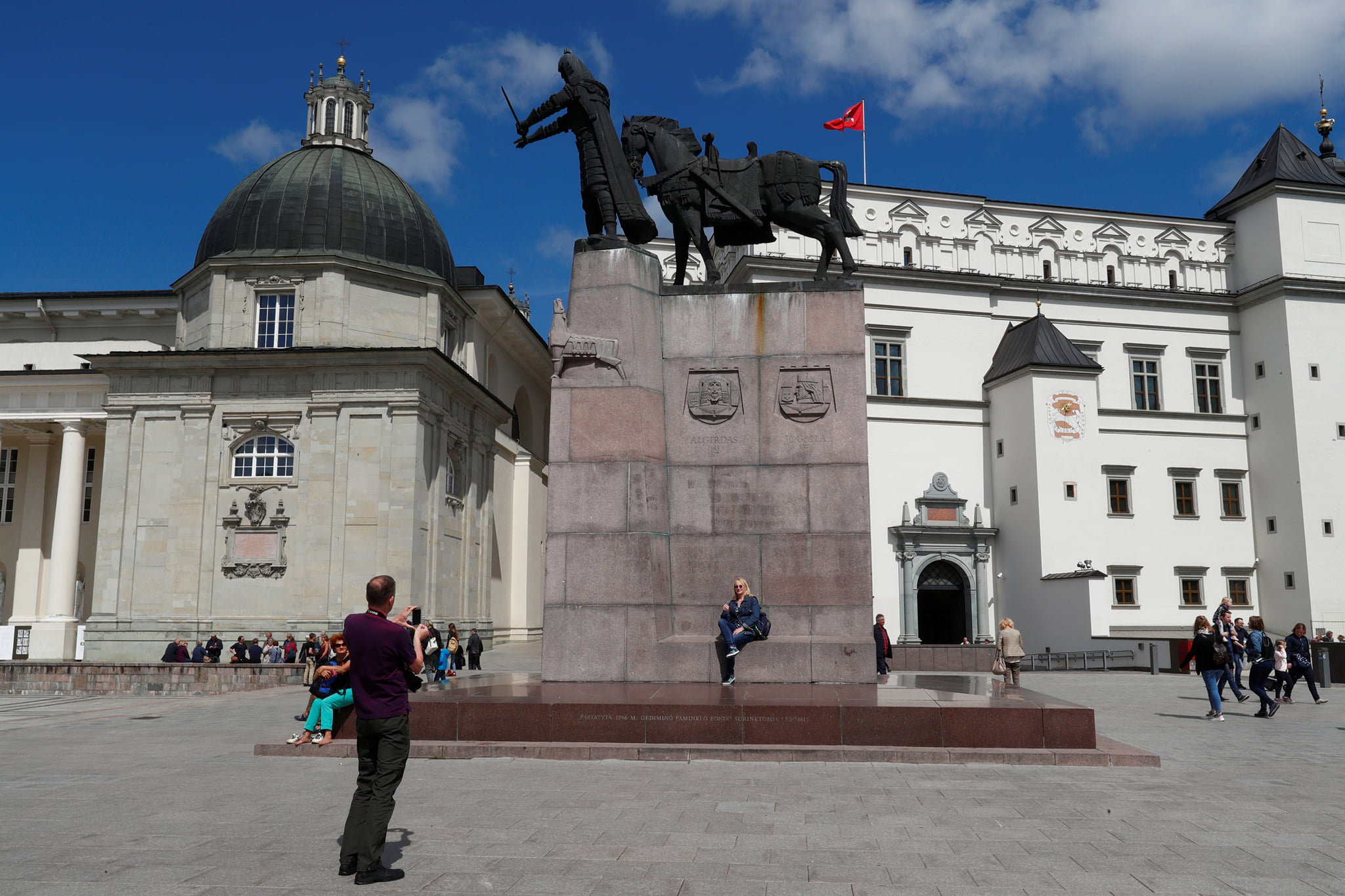 立陶宛首都維爾紐斯(Vilnius)街景。(路透社/達志影像)