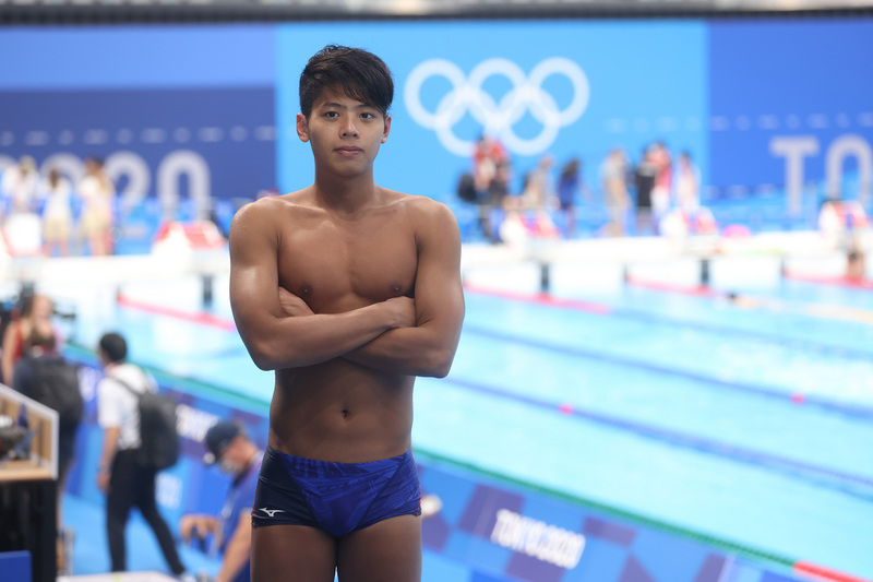 我國游泳選手王星皓在東奧游泳200公尺混合式預賽中，排名第37名，無緣晉級準決賽。(資料照/中央社)