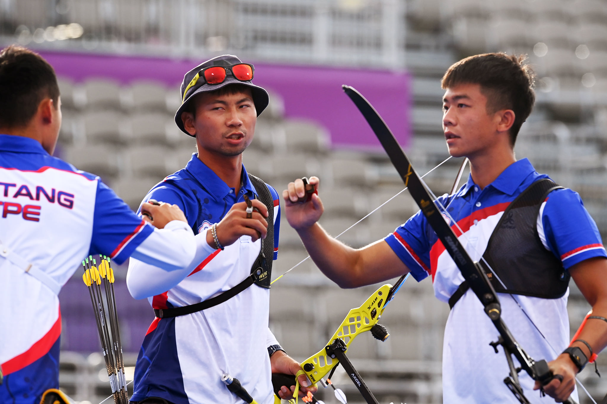 睽違17年 台灣男子射箭團體奧運再鍍銀。(路透社)