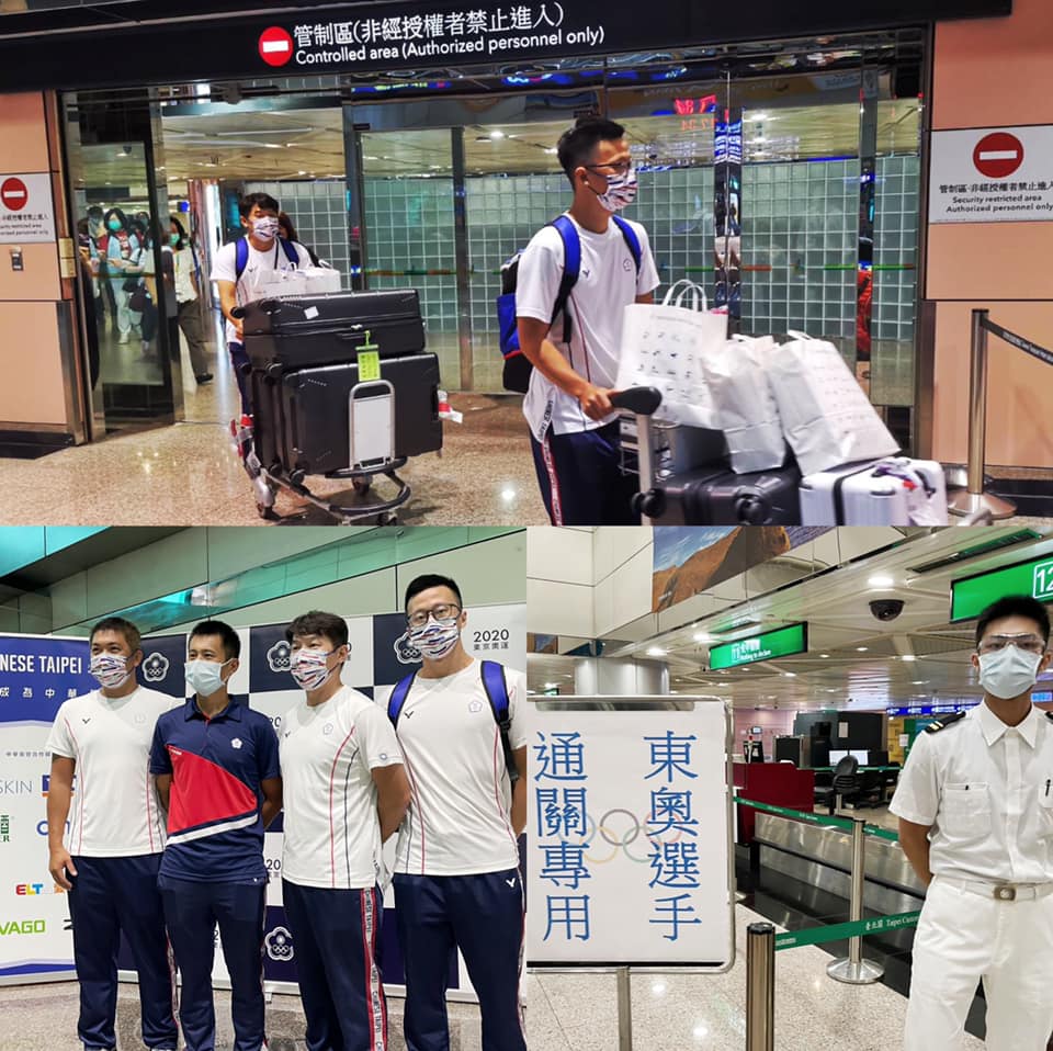 奧運選手返台，除在機場安排加快檢疫、快速通關外，在防疫旅館也特別提供台灣糕點、家鄉味泡麵，以及台灣水果與蛋糕，慰勞選手們的辛勞。(圖：蘇貞昌院長臉書)