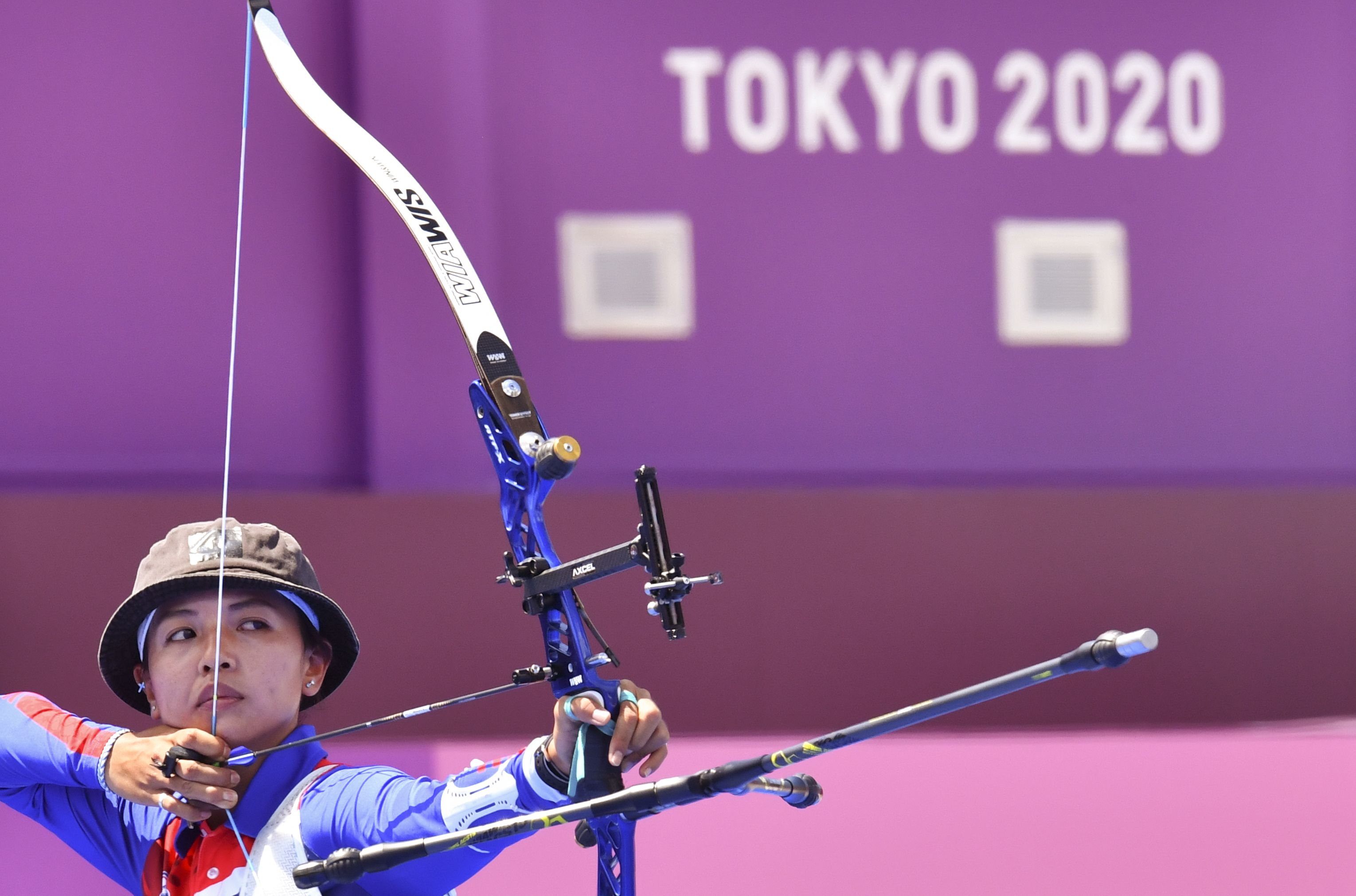 台灣射箭選手林佳恩。 (RT/達志影像)