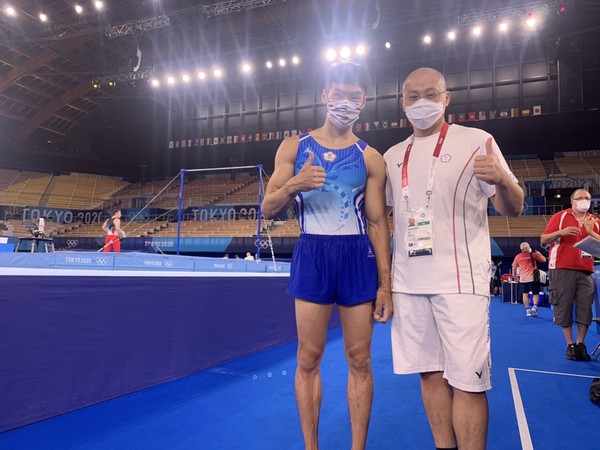 唐嘉鴻及教練翁士航。（圖／翁士航提供）