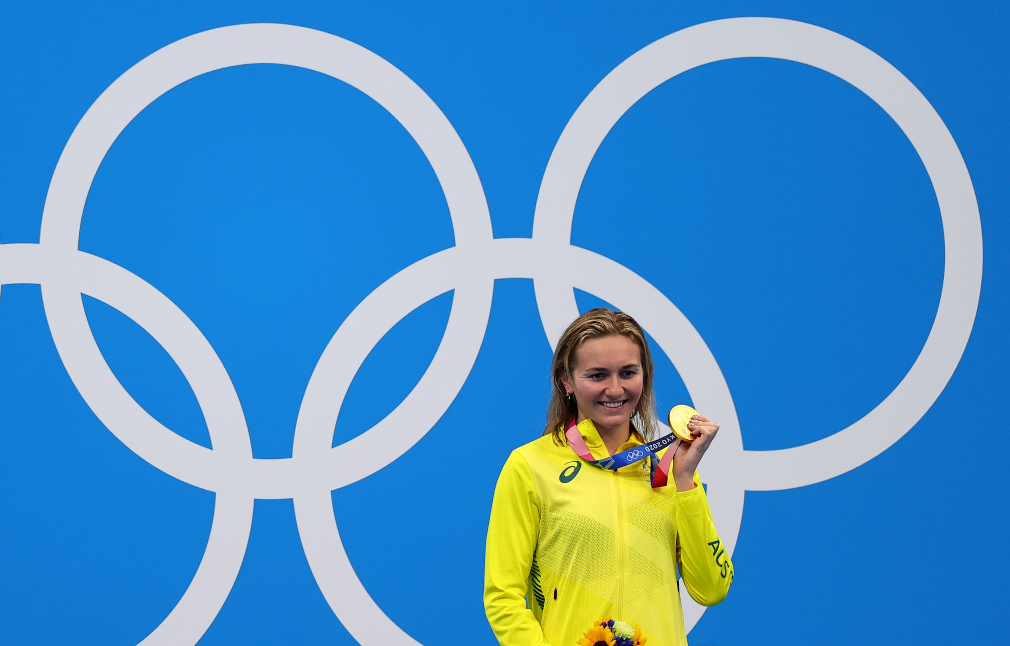 澳洲女泳將提特穆斯（Ariarne Titmus）(路透社/達志影像)