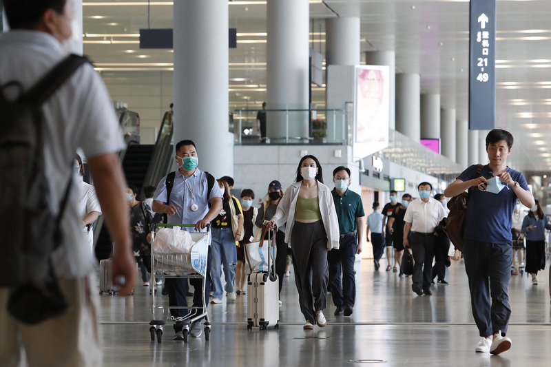 圖為上海虹橋國際機場。（中新社提供） (資料照片/CNA)