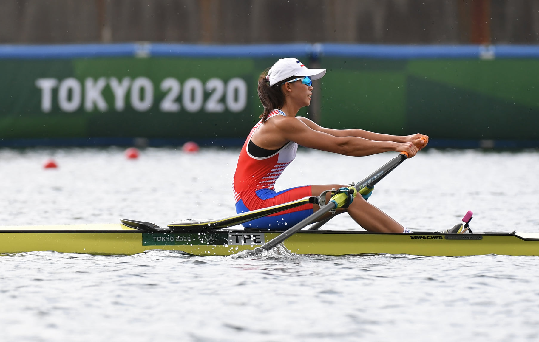 台灣「划船甜心」黃義婷。(路透社/達志影像)