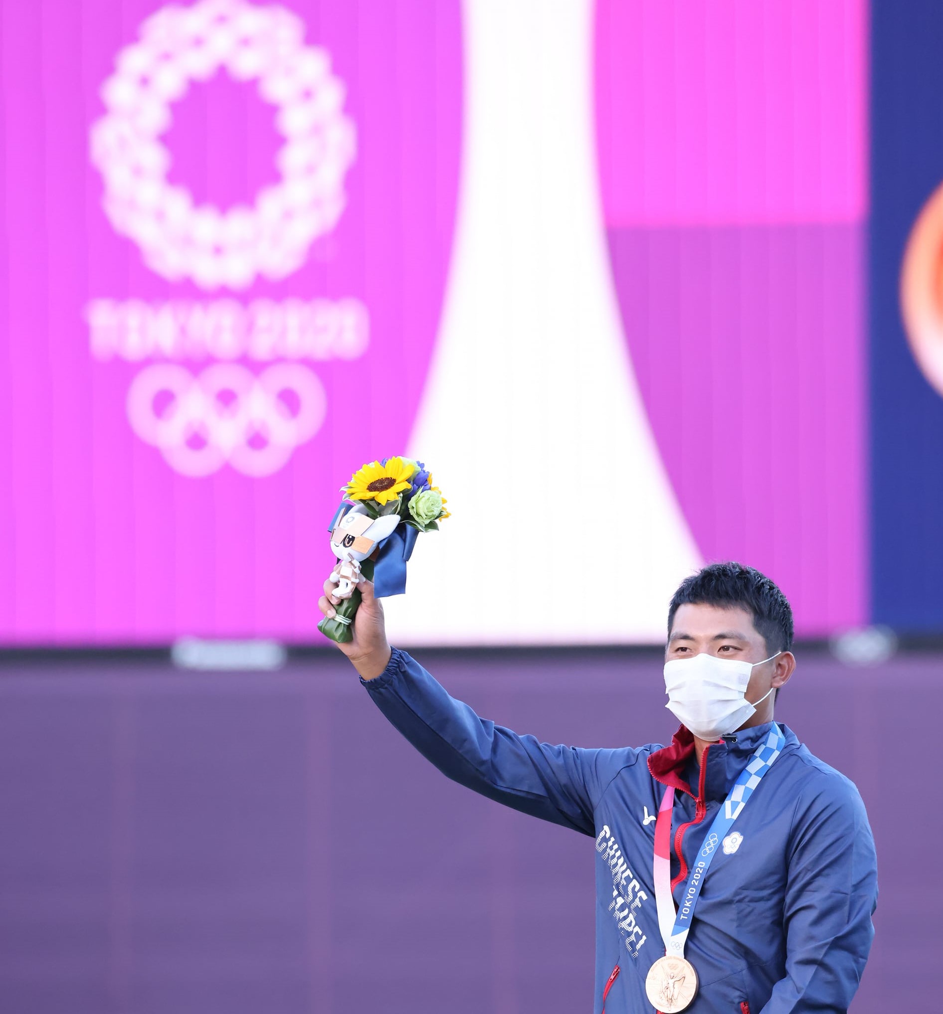 潘政琮東奧高球加洞賽奪銅牌 。（體育署提供）