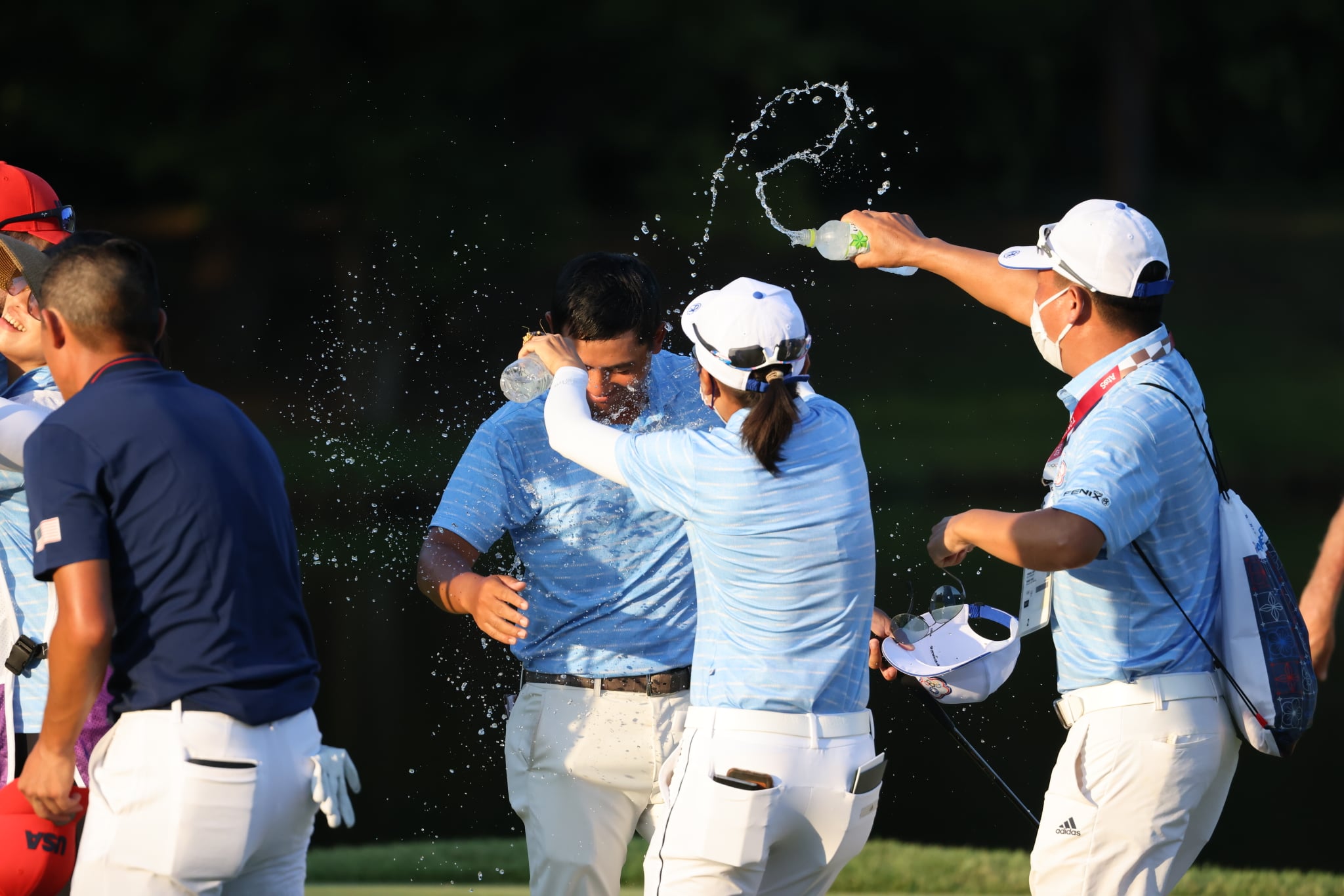 潘政琮東奧高球加洞賽奪銅牌 。（體育署提供）