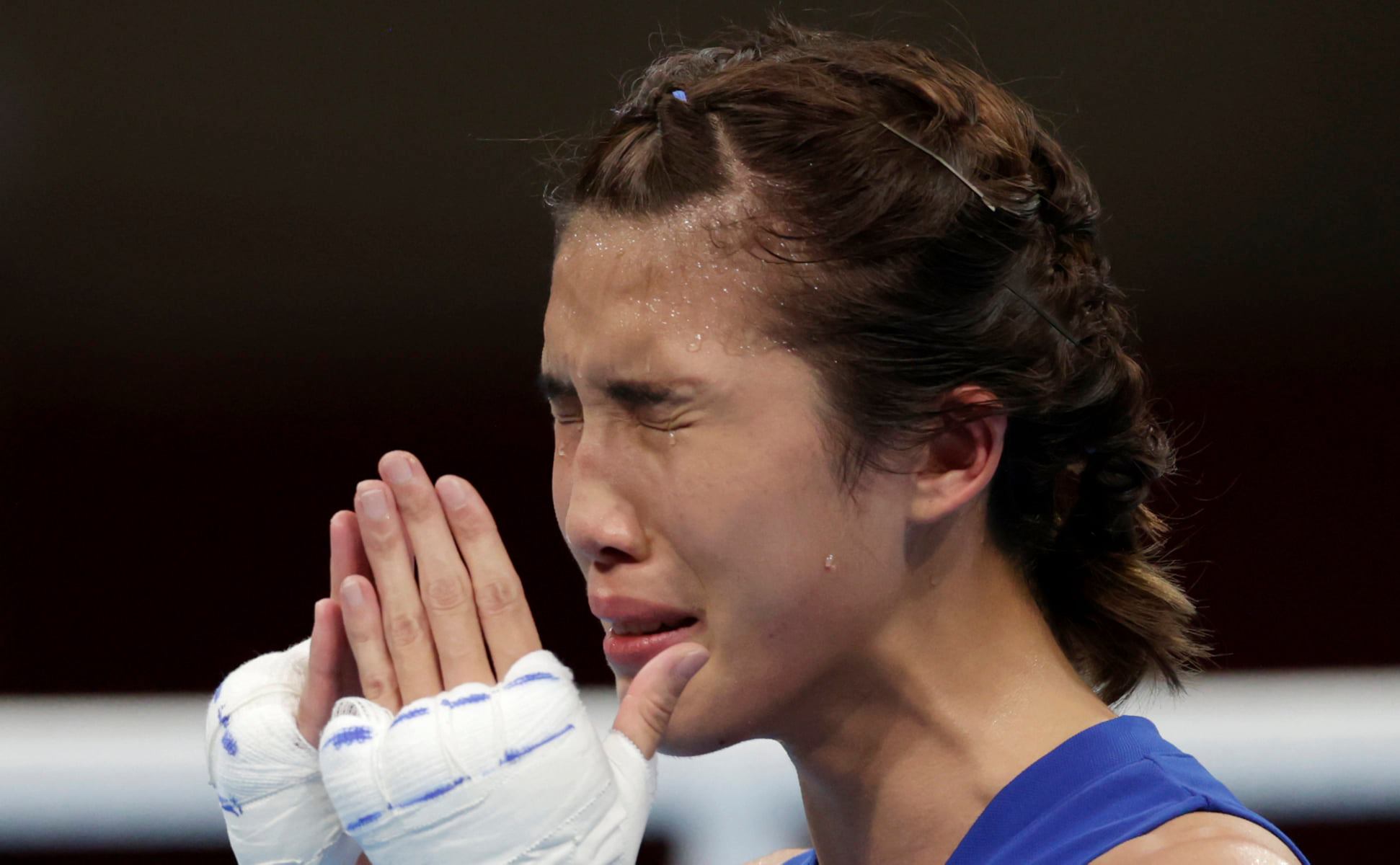 台灣拳擊女將黃筱雯。(路透社/達志影像)