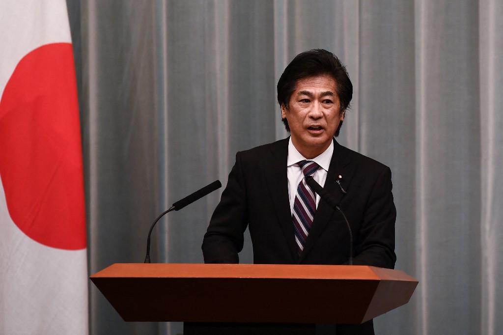 日本厚生勞動大臣田村憲久(Norihisa Tamura) (AFP)