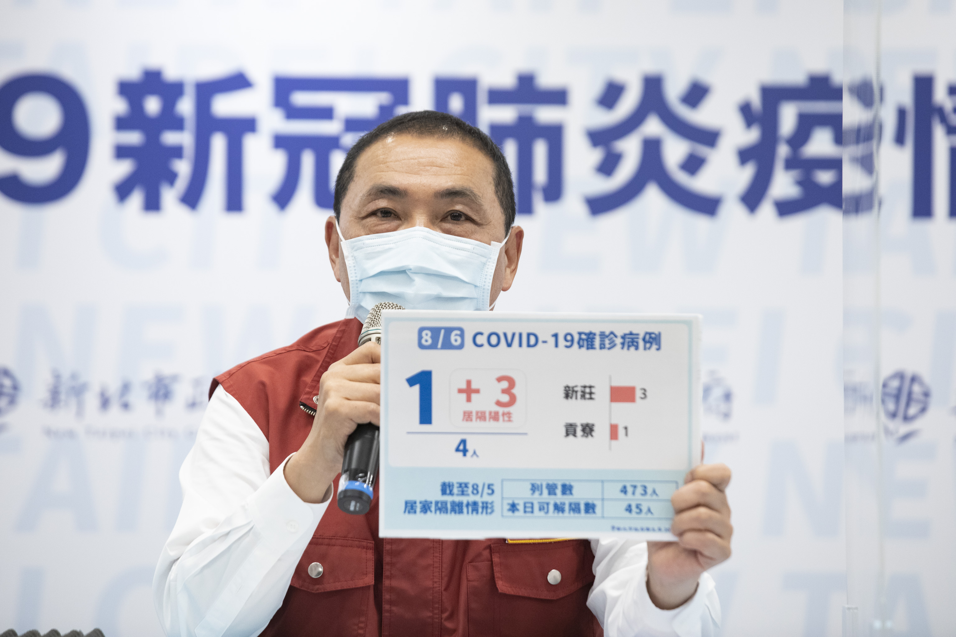 新北市長侯友宜6日表示，針對新北是否開放游泳池，會滾動檢討，該開放就開放。(新北市政府提供)