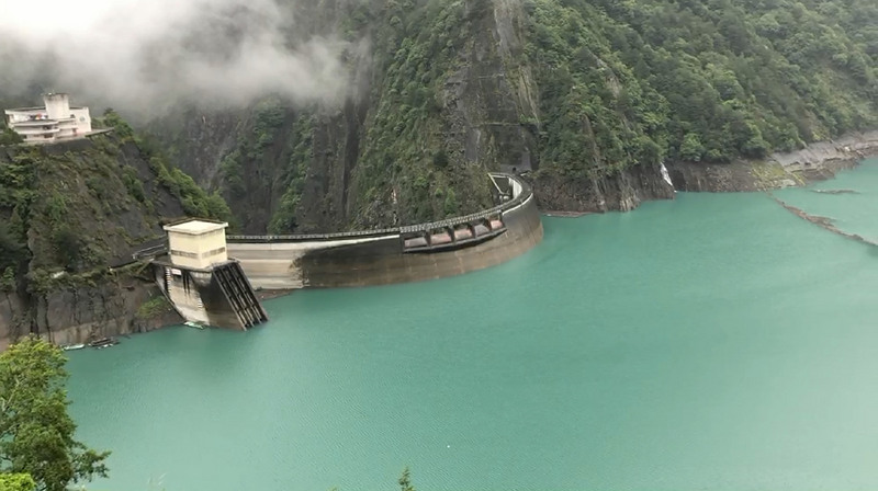 連日受熱帶性低氣壓影響降下大雨，位於台中市和平區的德基水庫蓄水率從7日的66.2%，8日一口氣上升到75.31%。（民眾提供） (圖：中央社)