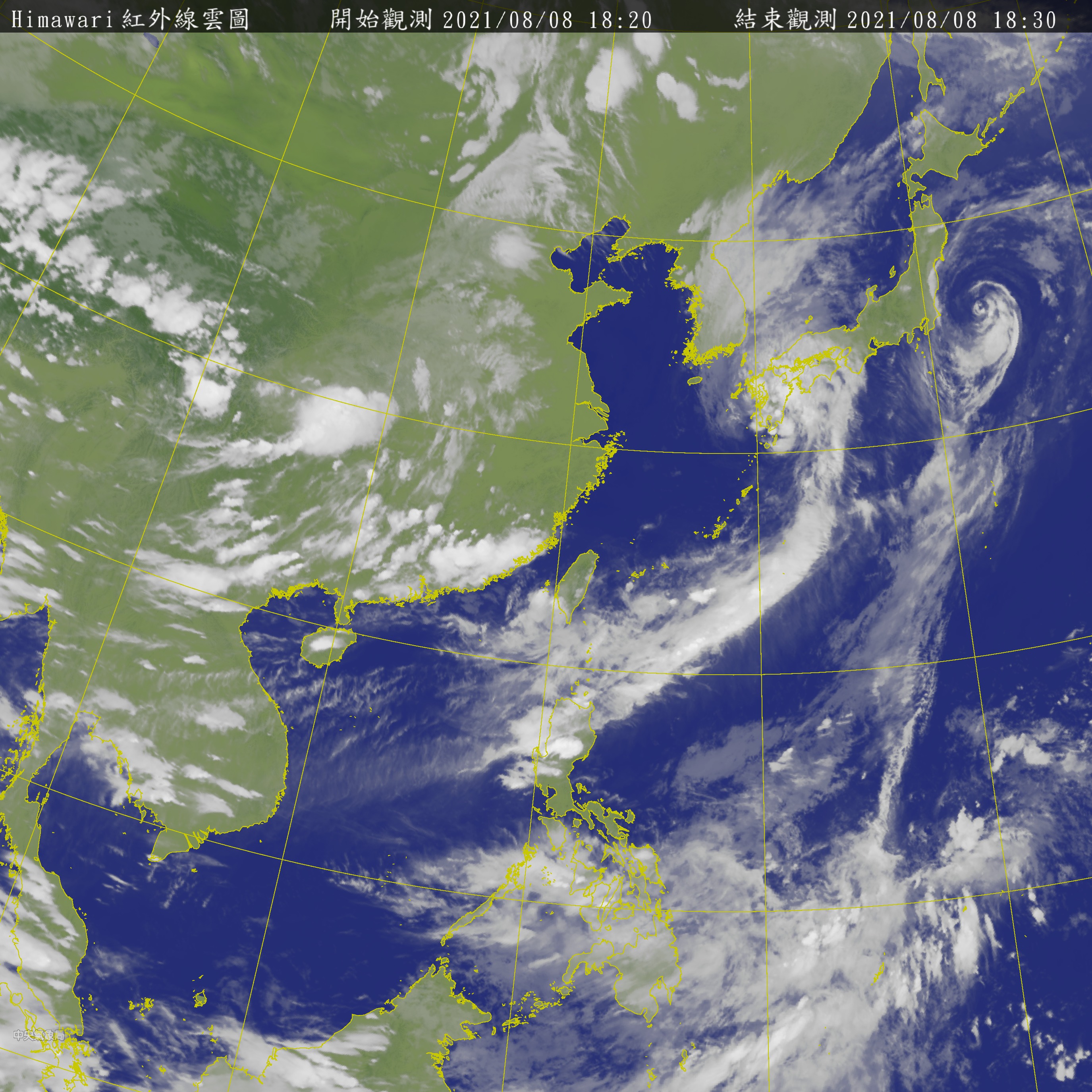 連日受熱帶性低氣壓影響，各地降下豪大雨，共124校受災。(示意圖 / 圖取自氣象局)