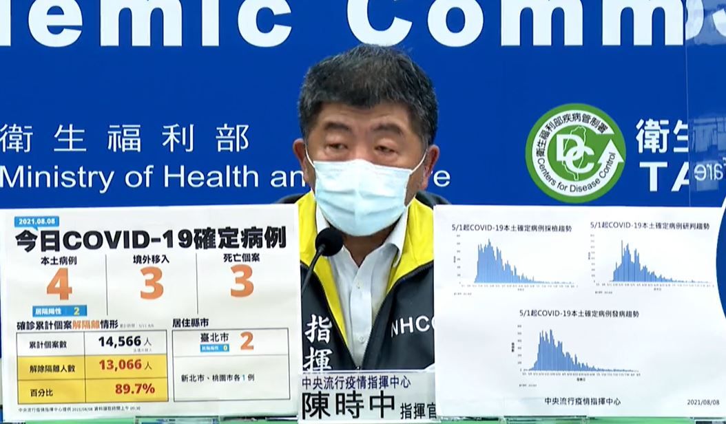 9.96萬劑莫德納疫苗今抵台 陳時中：如何施打再研究(圖取自衛福部臉書)