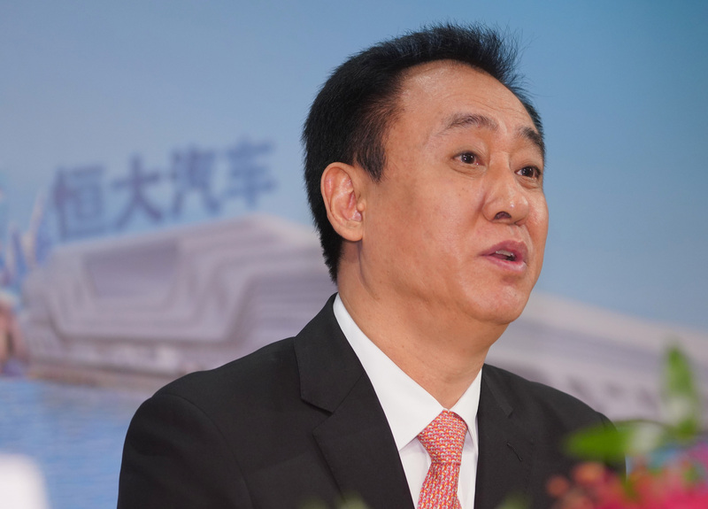 中國恆大集團創辦人許家印。 (中新社提供)(資料照片/CNA)