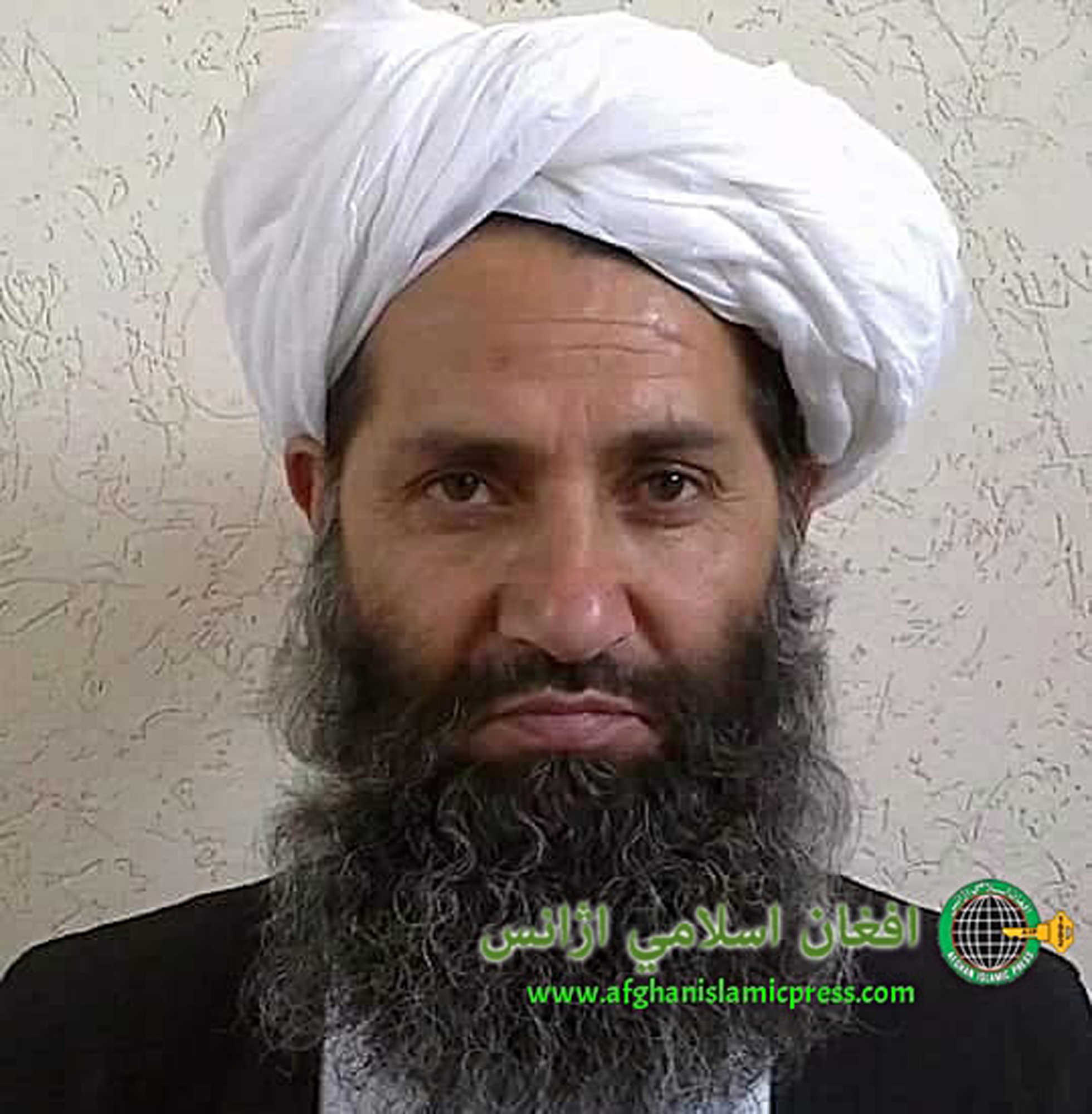 塔利班精神領袖艾昆薩達（Haibatullah Akhundzada） （ 美聯社／達志影像）