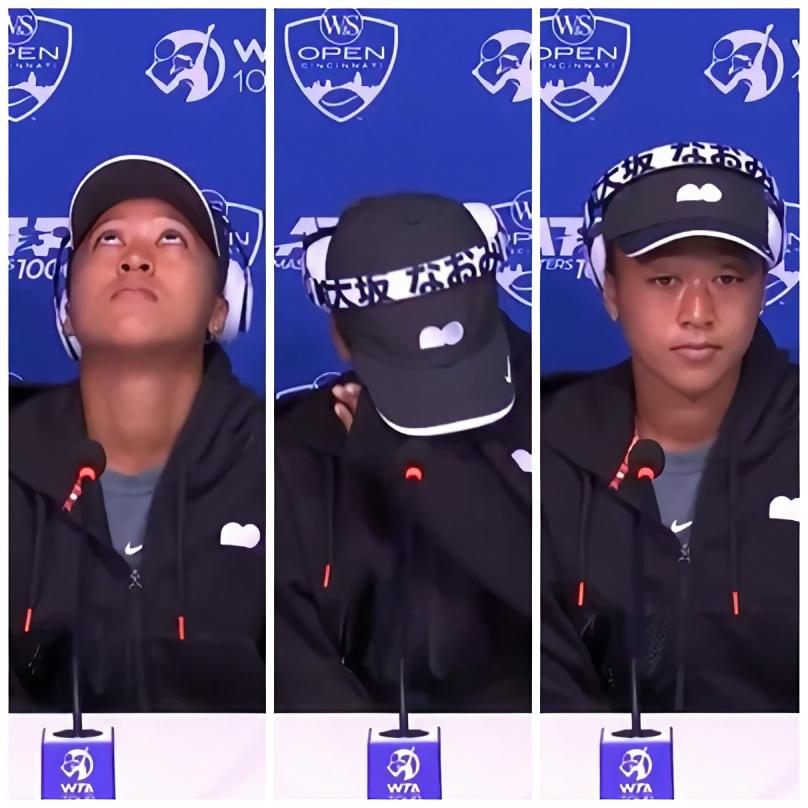 大坂直美重返記者會落淚，經紀人批媒體霸凌。(合成圖)