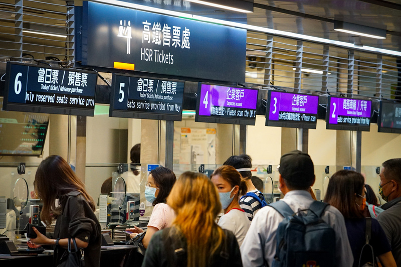 高鐵春節疏運加開442班次，21日開放訂購。 (圖：中央社檔案照片)