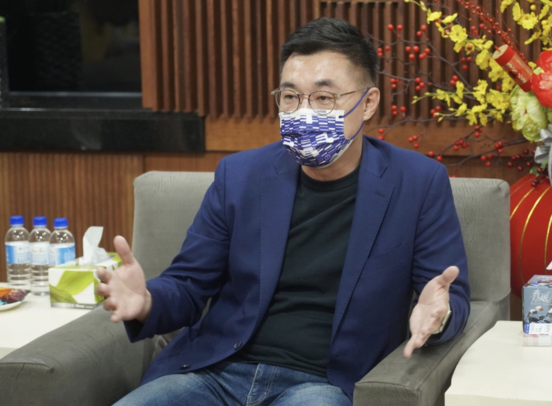 爭取連任的國民黨主席江啟臣 (資料照片／中央社)