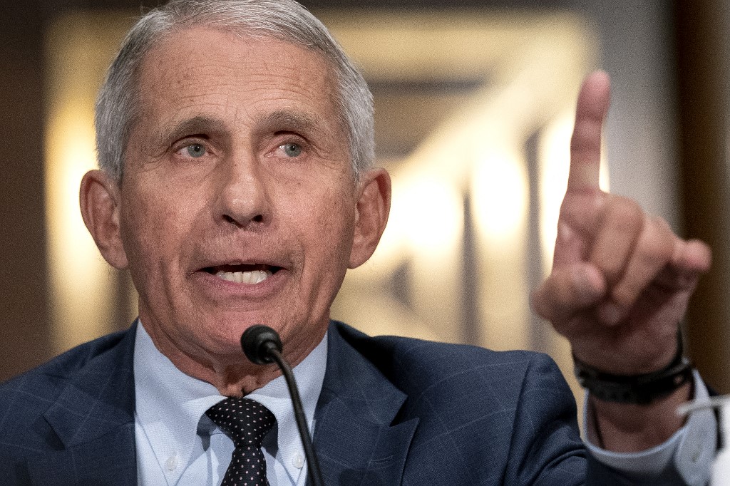 白宮首席防疫專家佛奇(Anthony Fauci) (AFP)