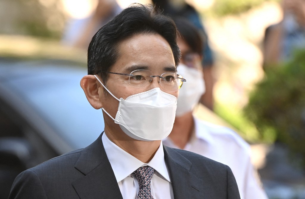 三星電子副會長李在鎔(Lee Jae-yong)。 (AFP)