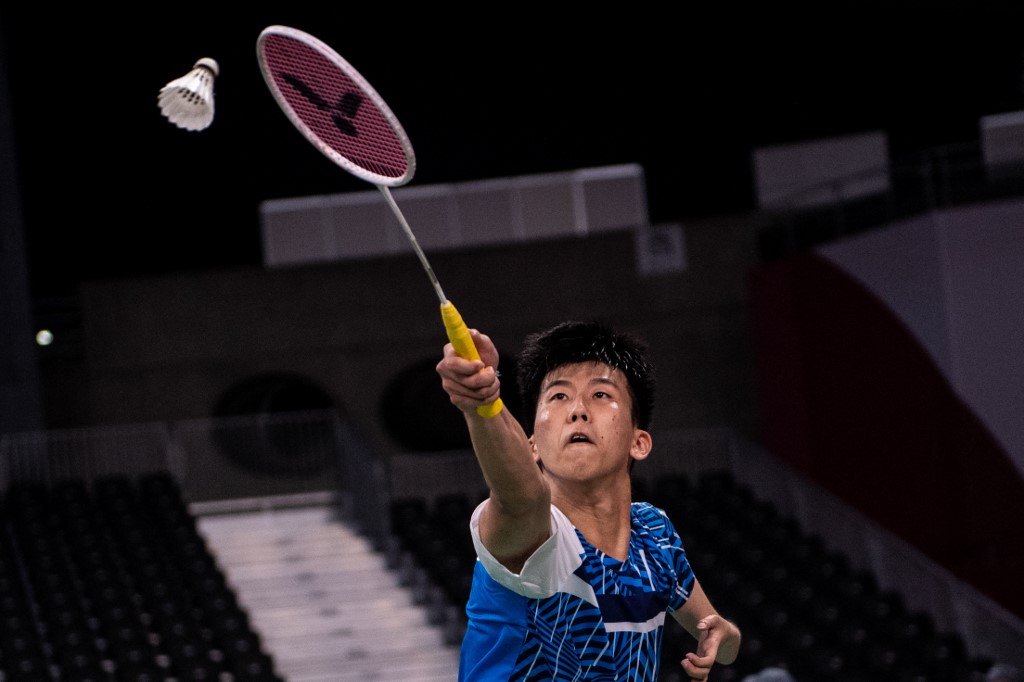 台灣羽球選手方振宇。(AFP)