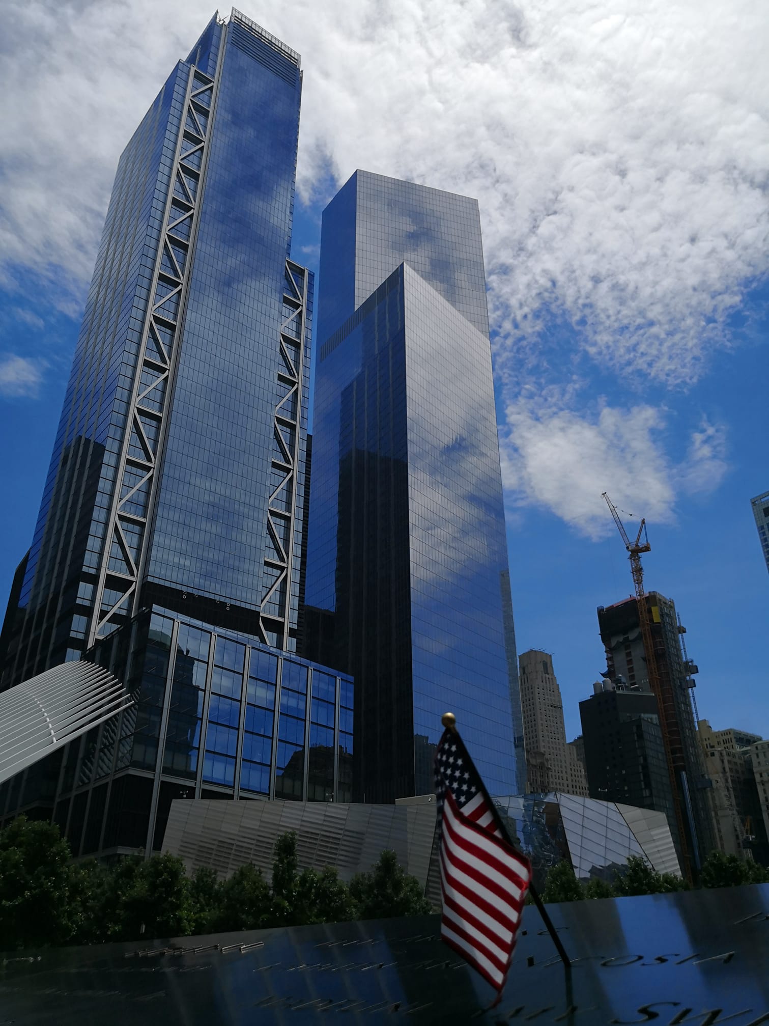 911事件紐約世貿中心雙子星大樓重建地(記者曾國華／攝 )