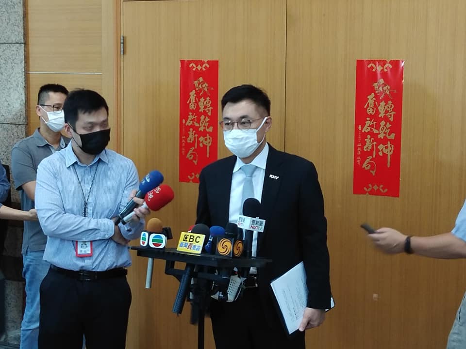 針對黨內「棄保」氣氛濃厚，現任主席江啟臣強調應適可而止。(資料照/王韋婷 攝)