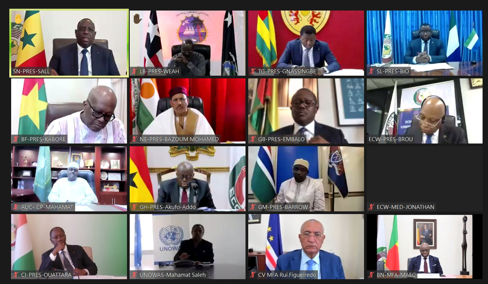 西非經濟共同體（ECOWAS）8日召開緊急峰會後表示，已決定暫停幾內亞成員國身分。 (圖:取自官方臉書)
