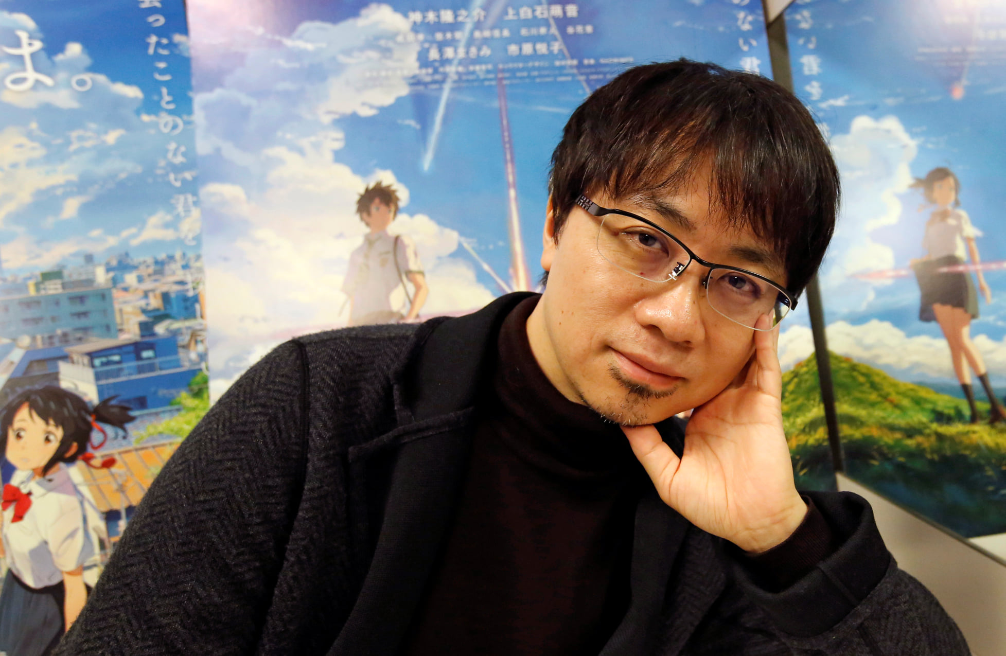 日本動畫大師新海誠(Makoto Shinkai) (路透社/達志影像)