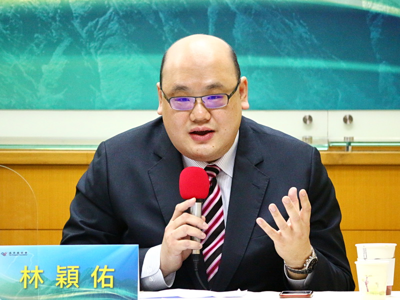 淡江大學國際事務與戰略研究所專任助理教授林穎佑。 (央廣檔案/記者王照坤 攝)