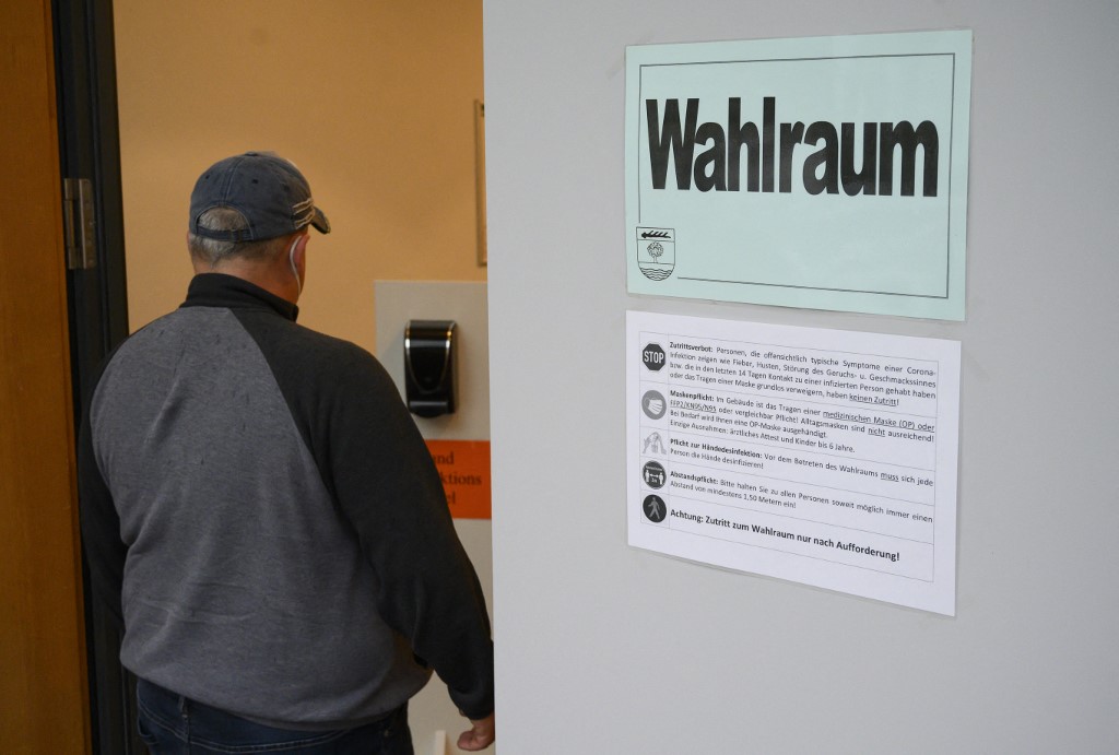 德國26日舉行國會大選，選民已經開始投票。(AFP)