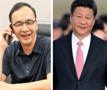 針對朱立倫回覆習近平的賀電表示兩岸緊張是民進黨政府造成的，陸委會不能認同，下午發表聲明強勢回應，批朱唱和中共、黑白不分。 圖:取材自網路