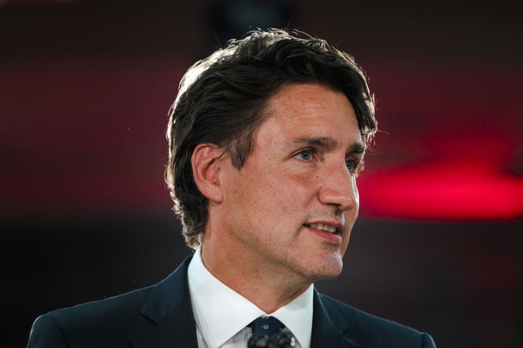 加拿大總理杜魯道(Justin Trudeau)。(AFP)