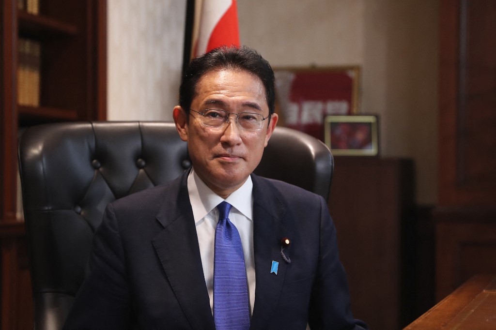 日本首相岸田文雄(Fumio Kishida)。(AFP)