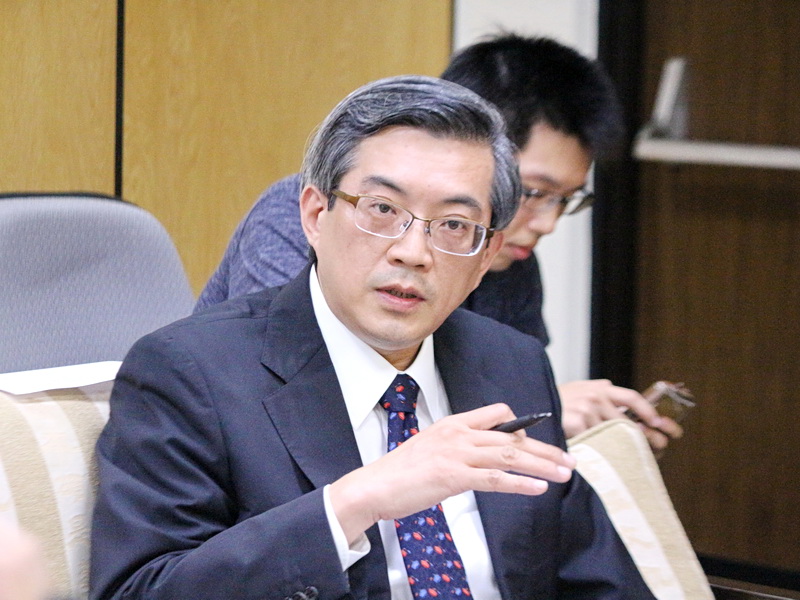台灣日本關係協會秘書長周學佑。(央廣檔案／王照坤 攝)