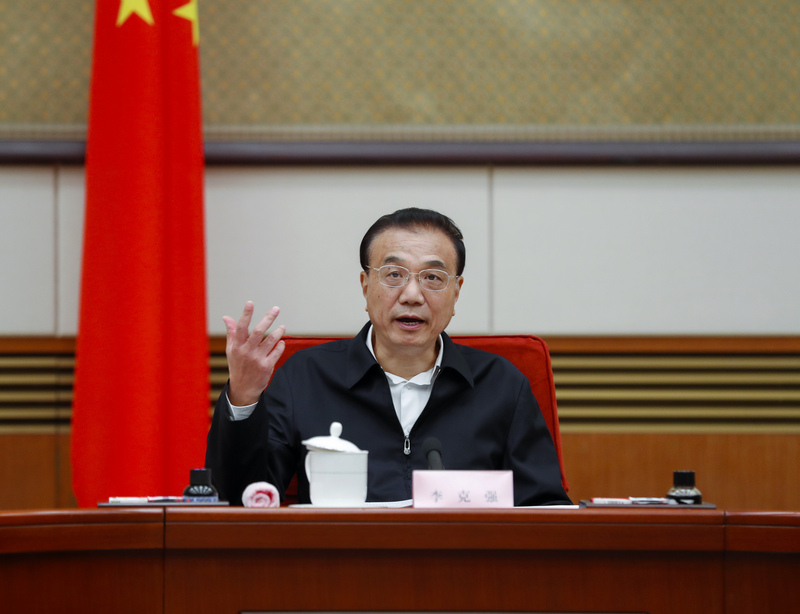 救經濟，李克強：加快政策落地生效。 (圖：中央社檔案照片)
