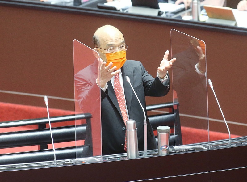 民進黨版修憲確定6大方向 蘇貞昌：憲改程序不簡單還需社會共識(圖：中央社)