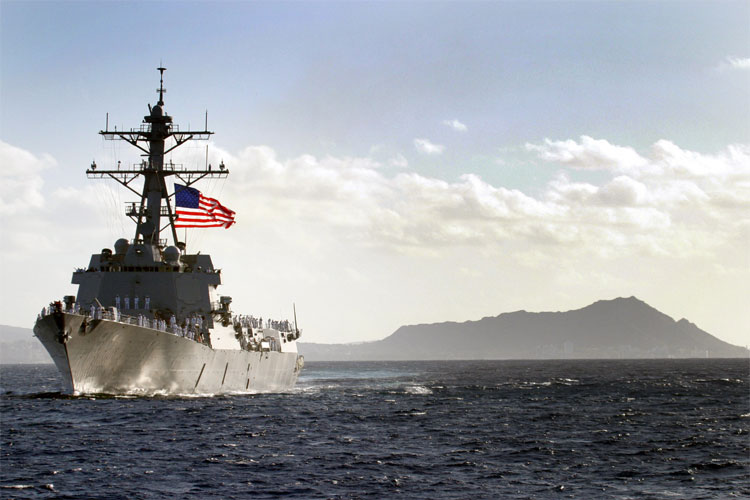 美國海軍查菲號驅逐艦(USS Chafee)。(圖：維基百科)