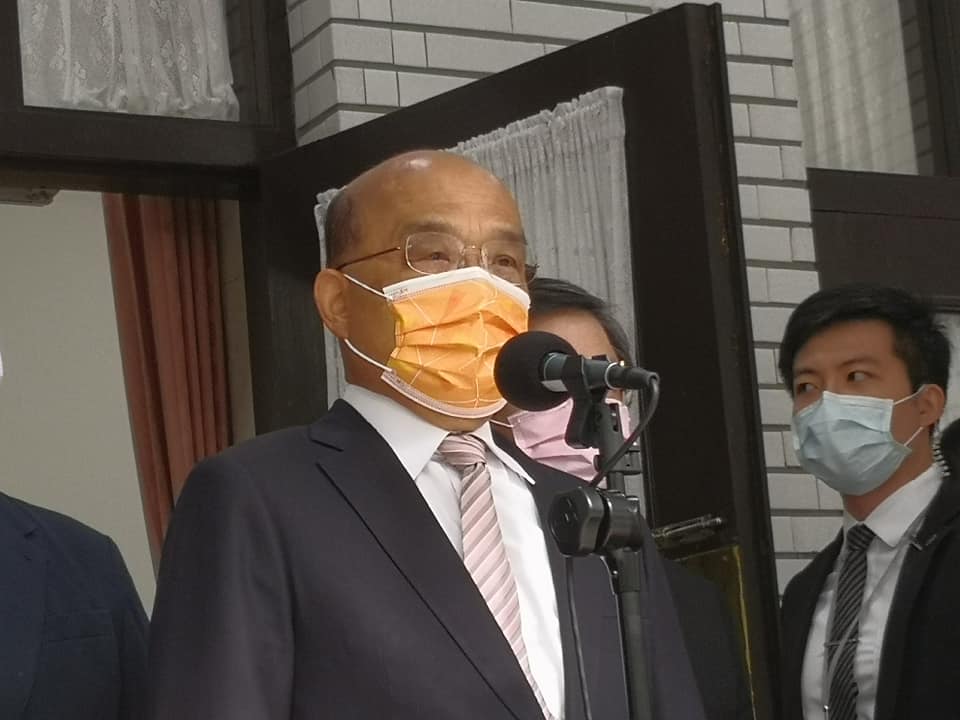 行政院長蘇貞昌。(劉玉秋 攝）