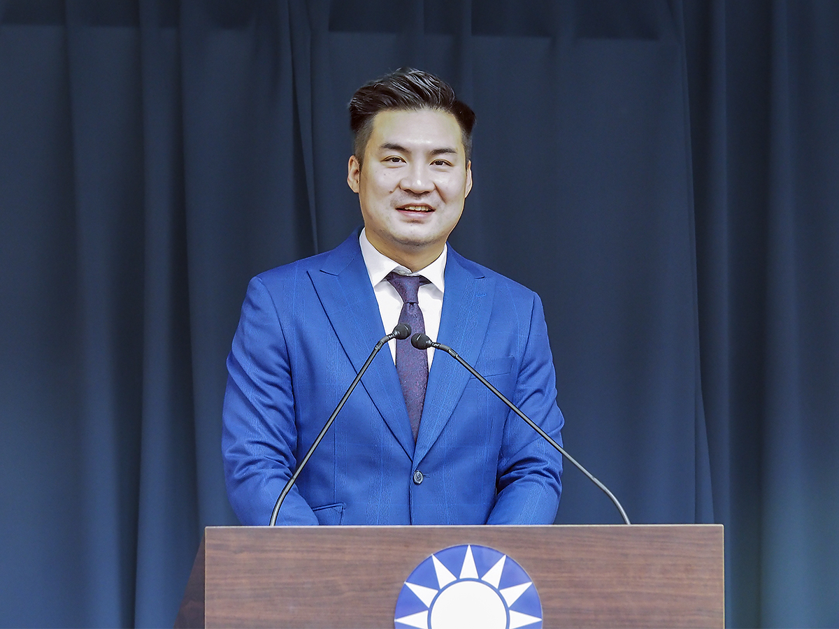 國民黨駐美副代表黃裕鈞。(王韋婷 攝)