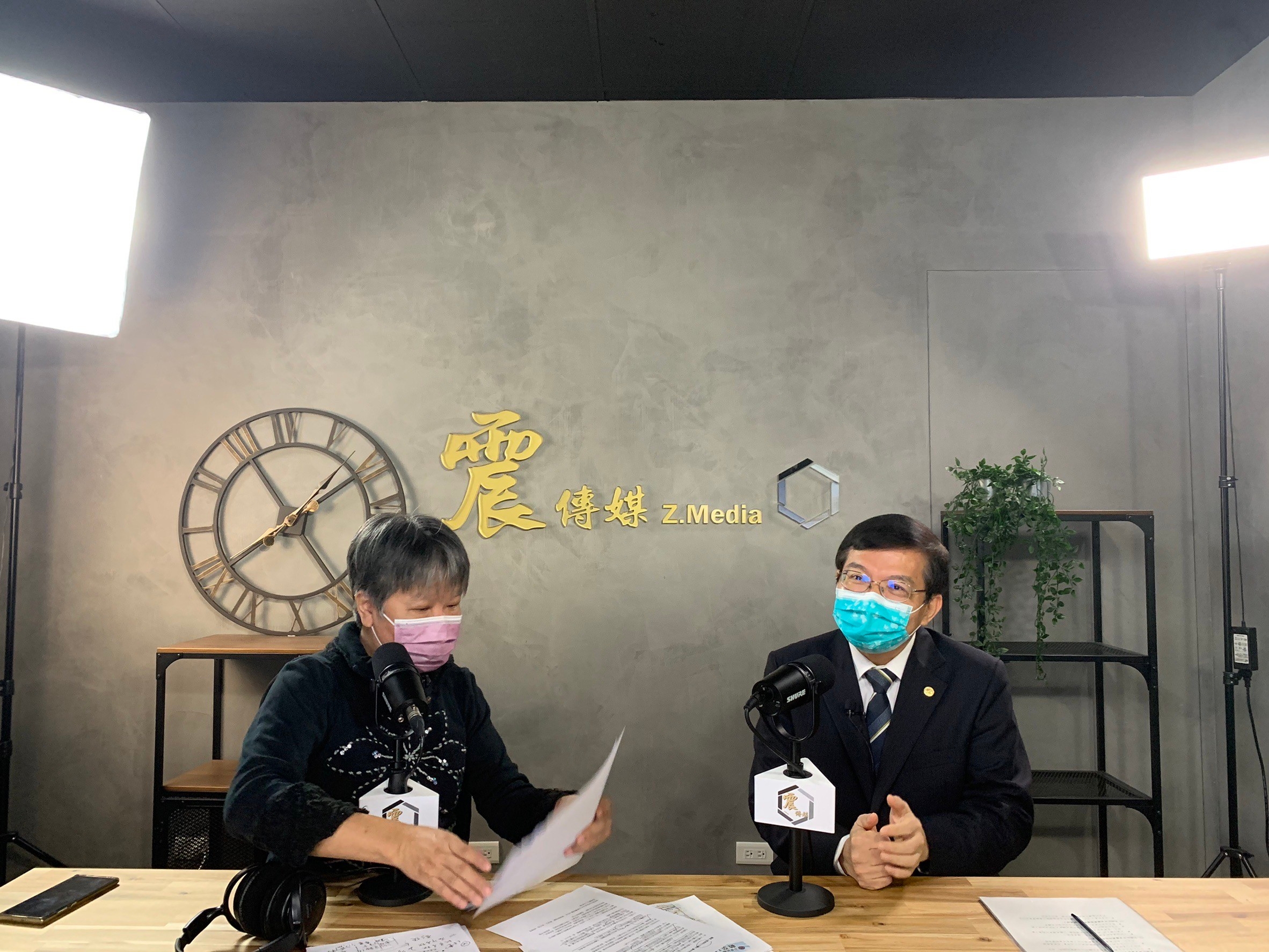 王國材26日接受網路節目「新聞不芹菜」專訪，談高鐵宜蘭選址問題。(「新聞不芹菜」提供)
