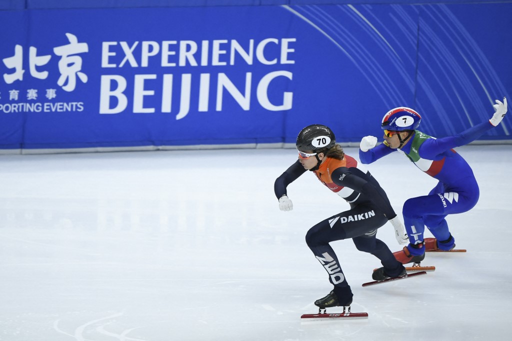 俄中印度外長發表聯合公報，宣示支持北京冬奧。北京冬奧(Beijing 2022) (AFP)