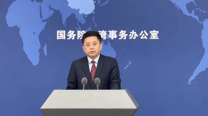 中國大陸國台辦發言人馬曉光。 (圖：中央社)