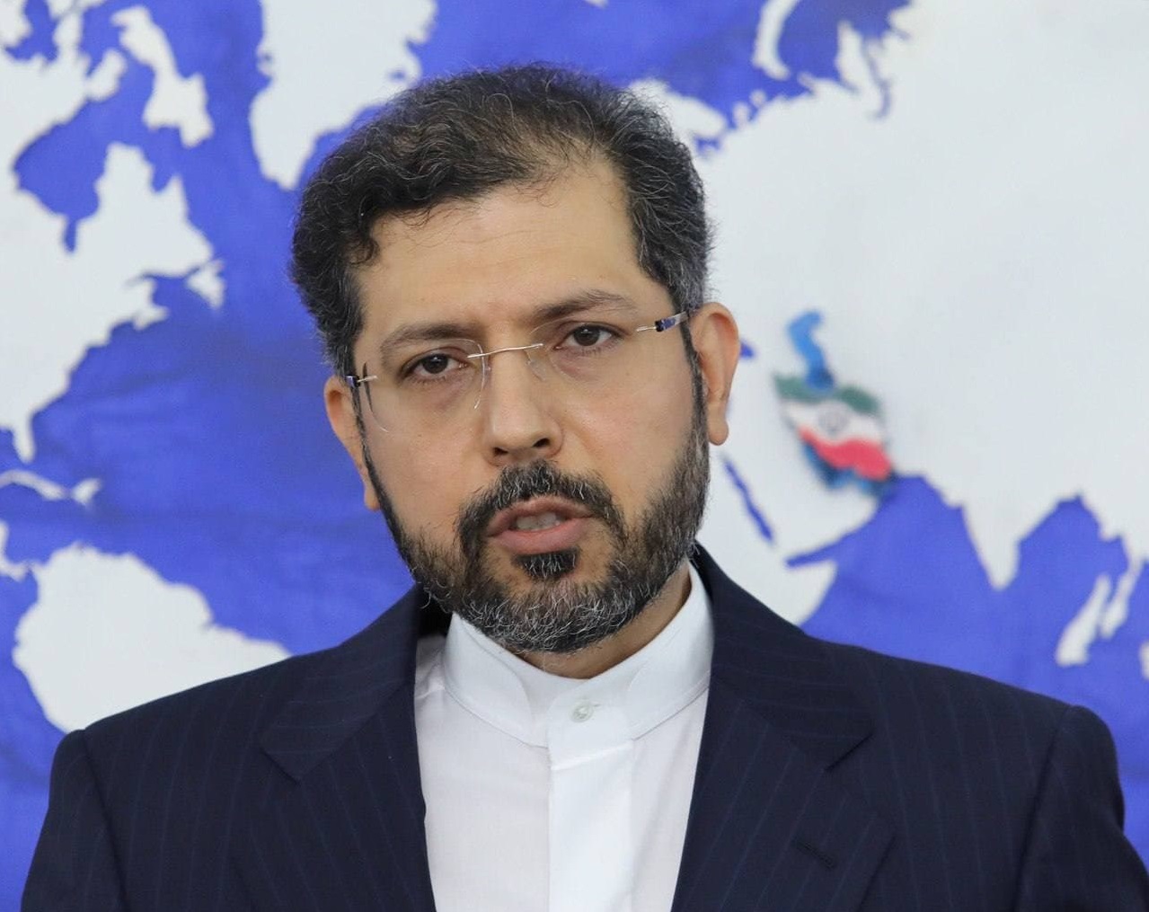 伊朗外交部發言人哈蒂柏札德(Saeed Khatibzadeh)。 (圖:伊朗外交部)