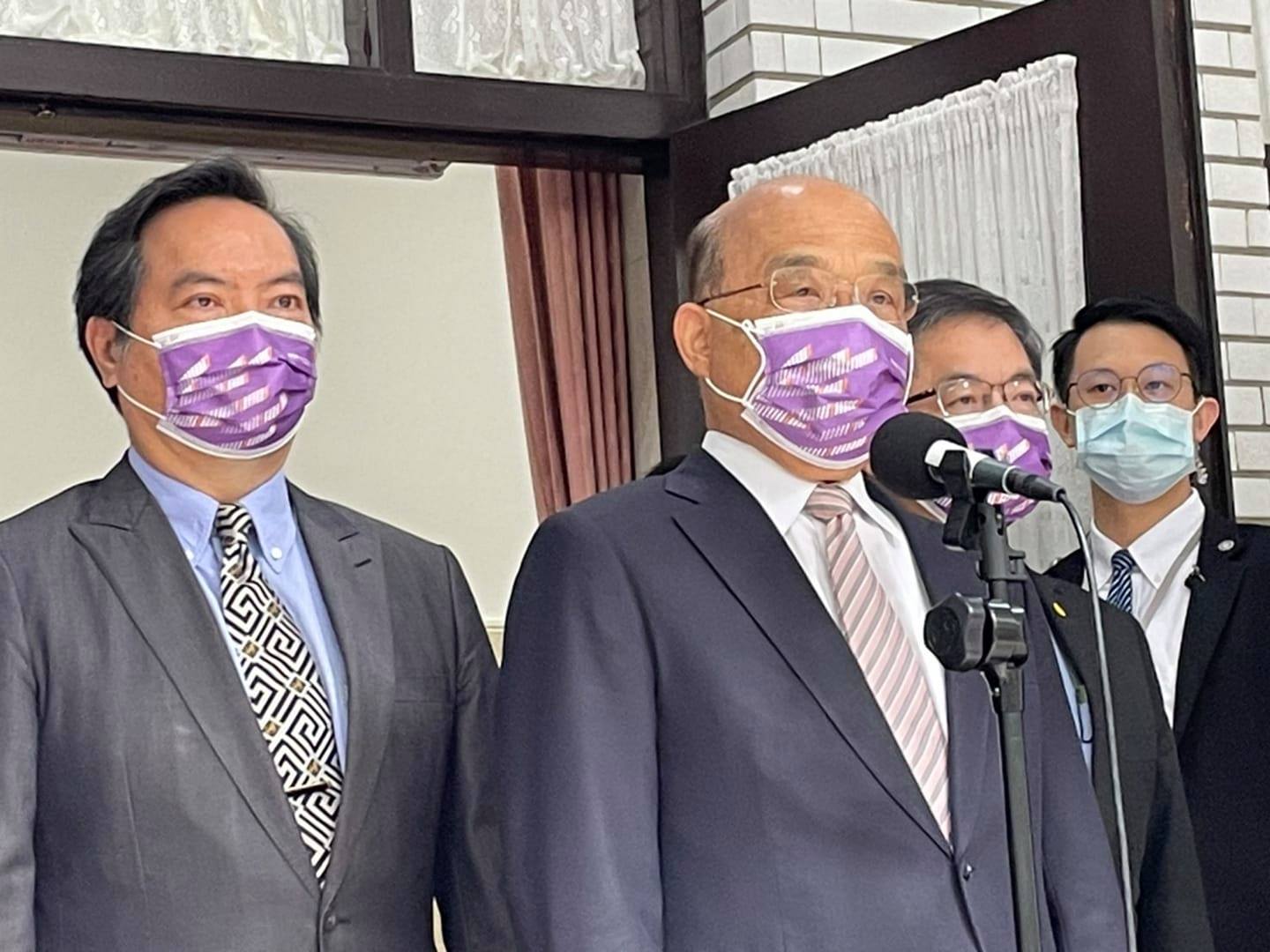 行政院長蘇貞昌。（劉玉秋攝）