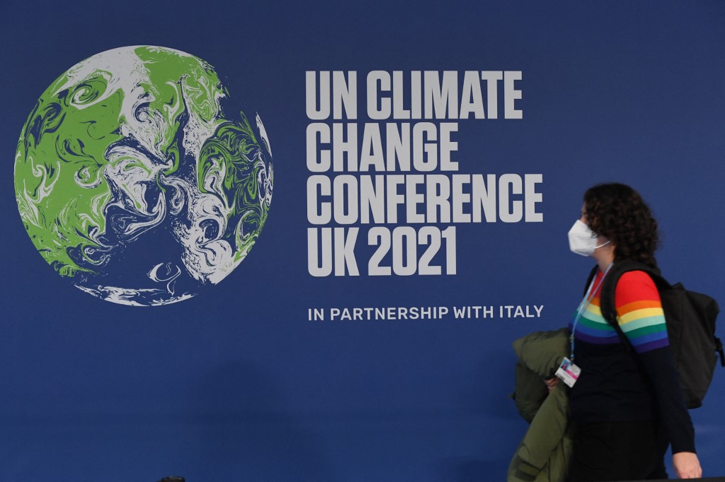 聯合國氣候變化綱要公約第26次締約方會議(COP26)即將於12日結束。(AFP)