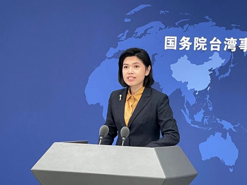 中國大陸國台辦發言人朱鳳蓮。 (圖：中央社)