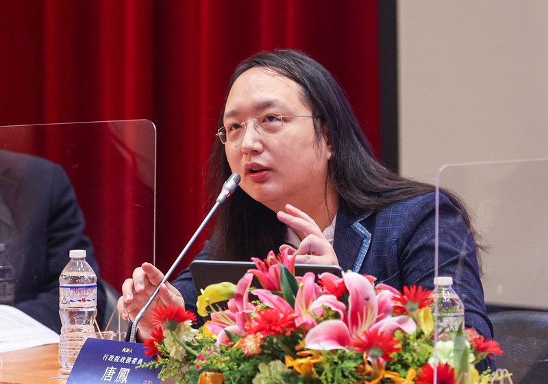 行政院政務委員唐鳳 (資料照片／中央社)