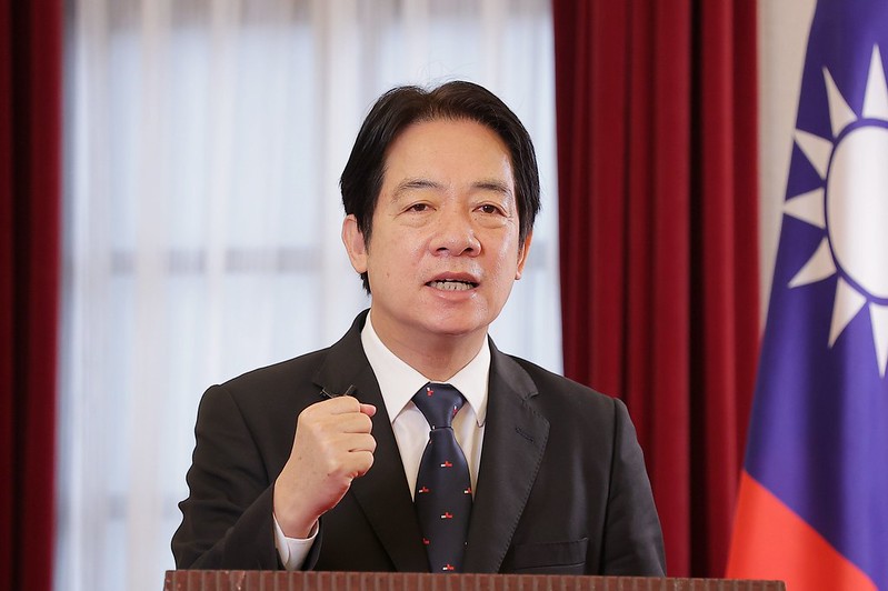 副總統賴清德27日說，台灣和烏克蘭站在一起，正因彼此的國家都歷經艱辛，且強敵虎視眈眈，而捍衛國家、保護所愛的意志與決心，並無二致。(圖：總統府Flickr)