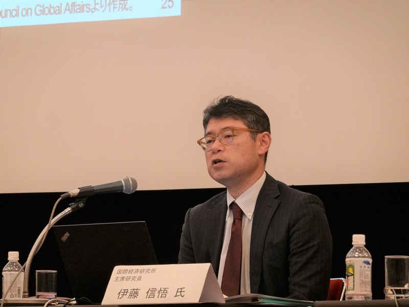 日本亞洲調查會18日在東京舉行探討台灣參加CPTPP的研討會，與談人之一的日本國際經濟研究所主席研究員伊藤信悟表示，台灣加入CPTPP有助提升台日同盟的效率。 (圖：中央社)
